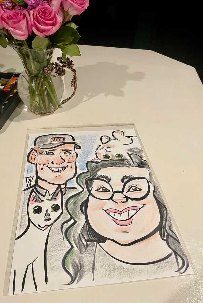 Photo 1 from May 17, 2025 event with Face Pals Caricatures