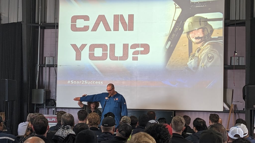 Photo 1 from Oct 26, 2023 event with Black Hawk Pilot Elizabeth McCormick