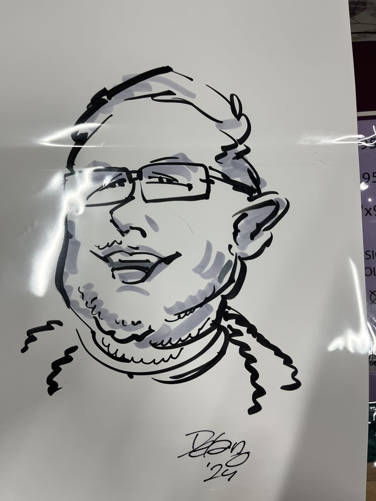 Photo 1 from Feb 14, 2024 event with CaricatureFun!