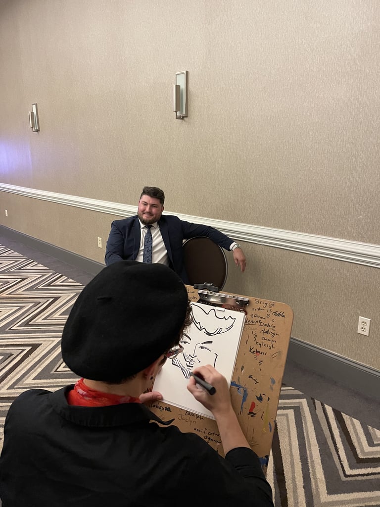 Photo 1 from Dec 15, 2022 event with Caricatures By Catherine