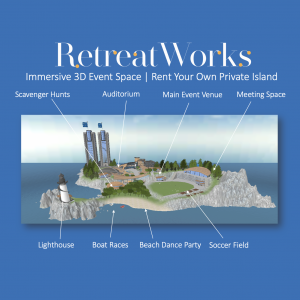 3D Event Space | Rent A Private Island