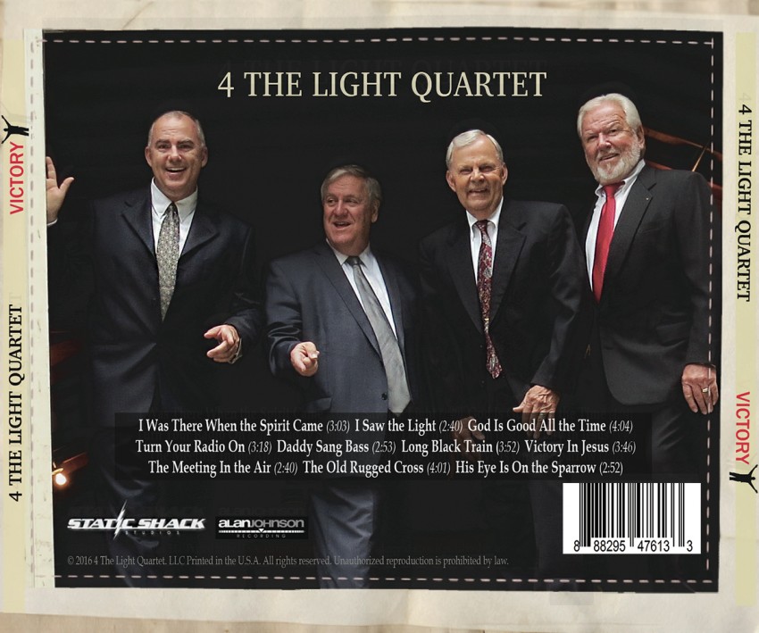 Hire 4 The Light Gospel Quartet - Southern Gospel Group in McCordsville ...