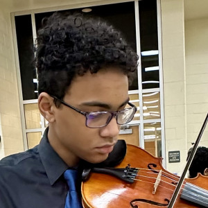 A boy and his violin