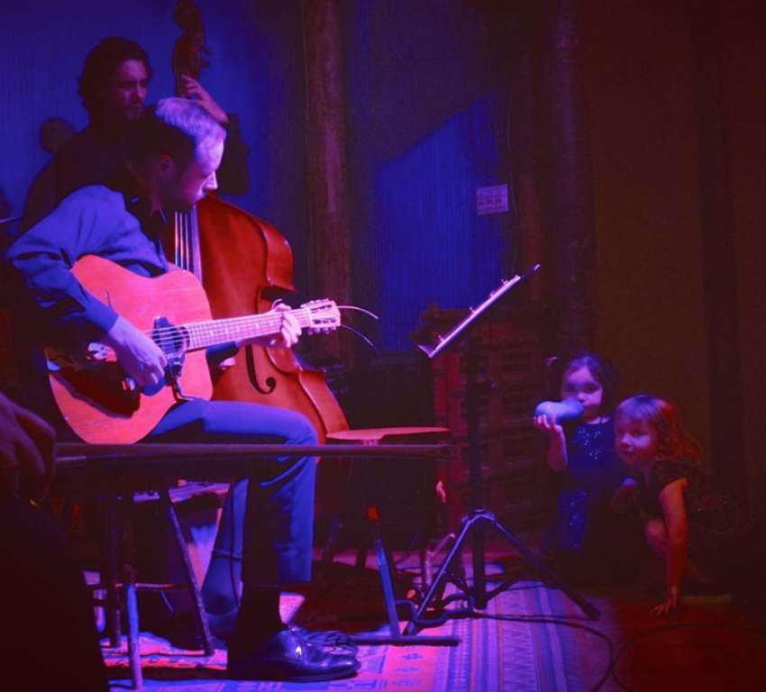 Hire Aaron Loewen's Hot Swingin' Jazz Jazz Guitarist in Kelowna