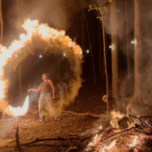 Ab’s Flow Art - Fire Dancer in East Aurora, New York