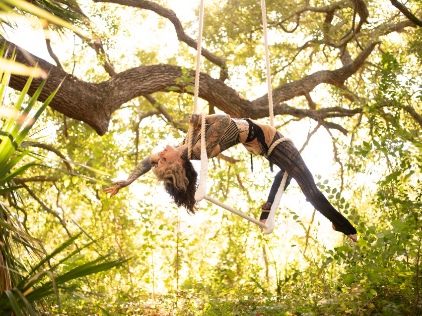 Gallery photo 1 of Aerial Artist, Amy Lopez-Caruso