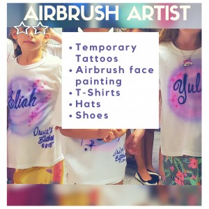 Airbrush Temporary Tattoo - Airbrush Artist in Houston, Texas