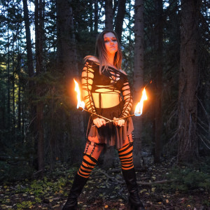 Akira Kat - Fire Performer in Crested Butte, Colorado