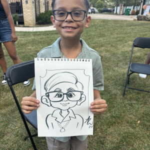 Albert Deon Toon Drawingz - Caricaturist / Painting Party in Gary, Indiana