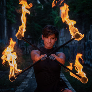 Nuri Fire Flow - Fire Performer in Nashville, Tennessee