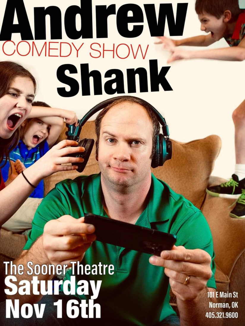 Hire Andrew Shank StandUp Comedian in Oklahoma City, Oklahoma