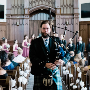 Charles Wright, Bagpiper