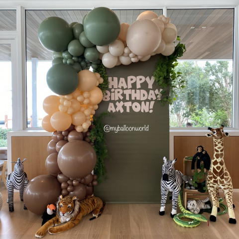 Ballon Animaux Jungle – Déco Exotique