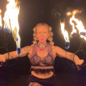 Bare Roots - Fire Dancer / Dancer in Magalia, California