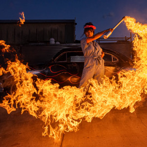 BBxFlow - Fire Dancer in La Mirada, California