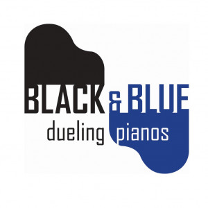 Black and Blue Dueling Pianos