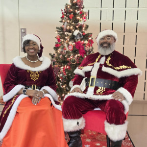 Black Santa Robert and Mrs. Claus - Santa Claus in Beachwood, Ohio