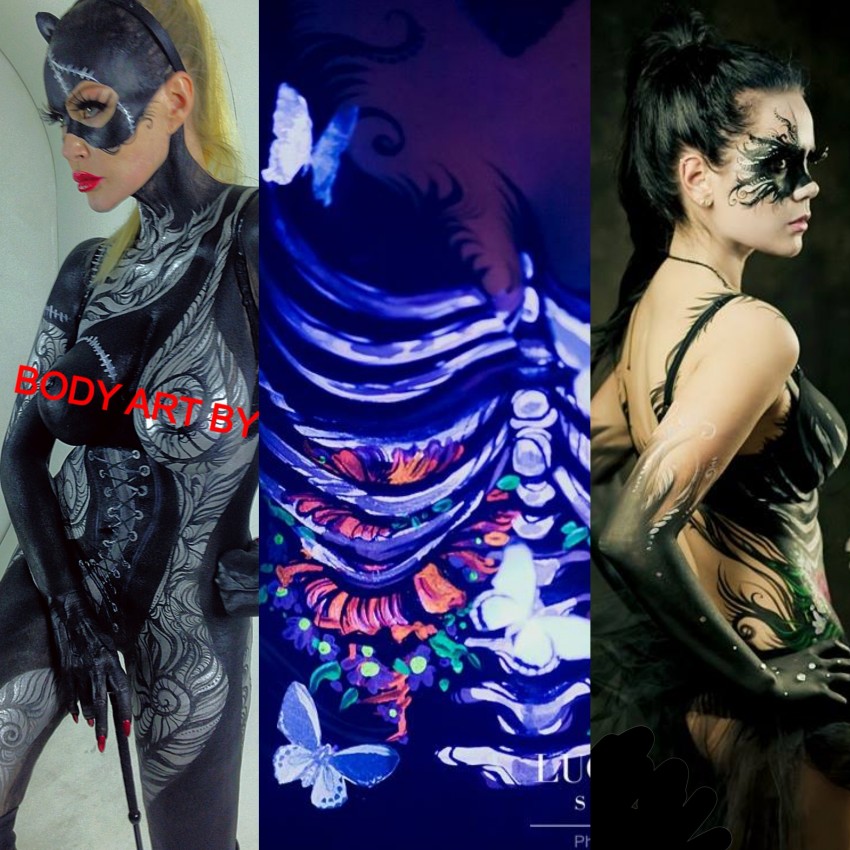 Gallery photo 1 of Bodypainting, face art, makeup by artist Evgola.