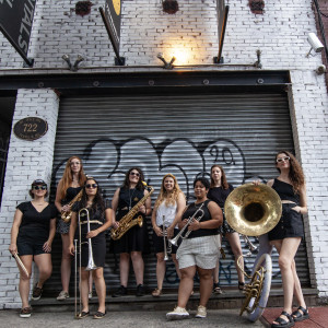 I love everything about this. An all female brass band