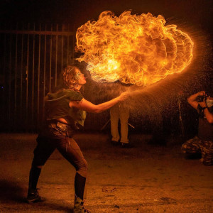 Breezy Dae - Fire Performer in Sun Valley, California