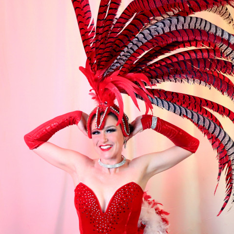 Stunning Parisian CanCan themed party entertainment to hire