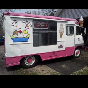 Captain Frosty Ice Cream Service Truck