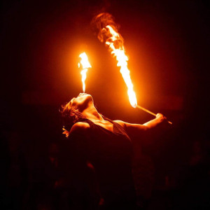 Captain Sparkle Fire Performance - Fire Dancer in Ashland, Oregon