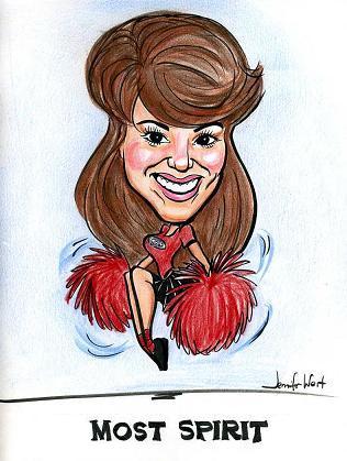 Hire Caricatures by the Best, Jennifer West - Caricaturist in Orange