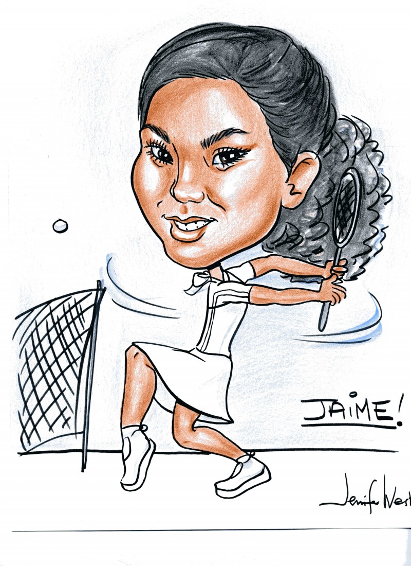 Hire Caricatures by the Best, Jennifer West - Caricaturist in Orange