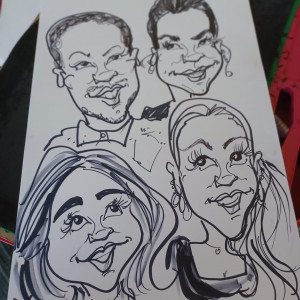 Caricatures by M C Sturman - Caricaturist / Holiday Entertainment in Pittsburgh, Pennsylvania