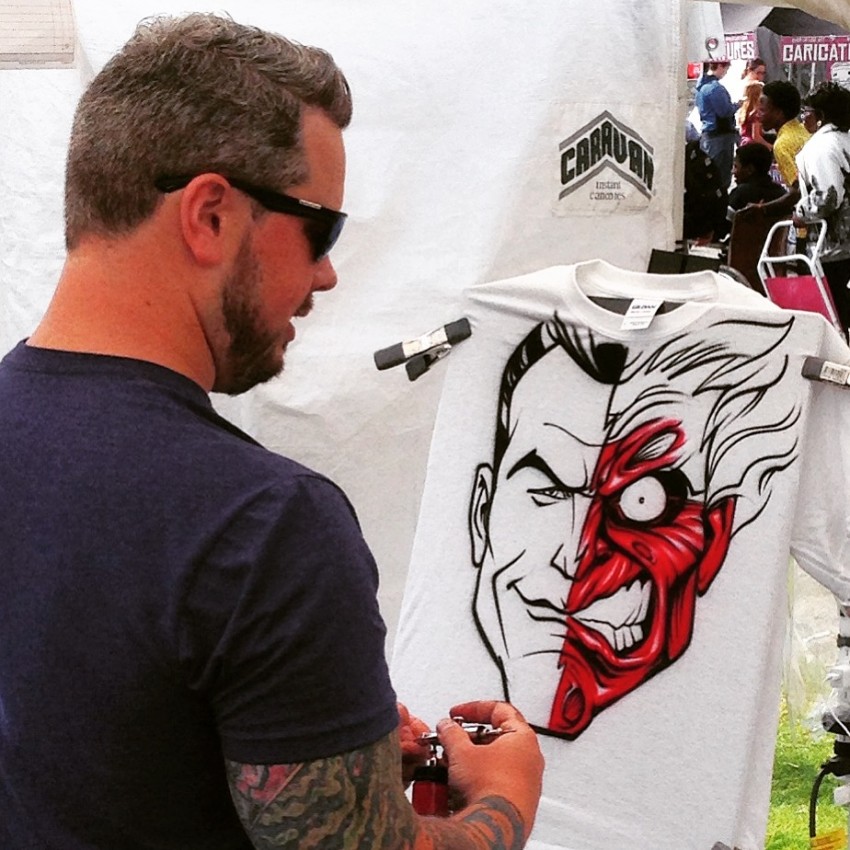 Hire caricatures by over the line art caricaturist in seattle washington