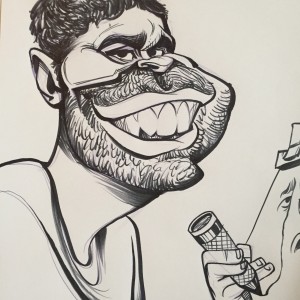 Caricatures by Tyler Fontes
