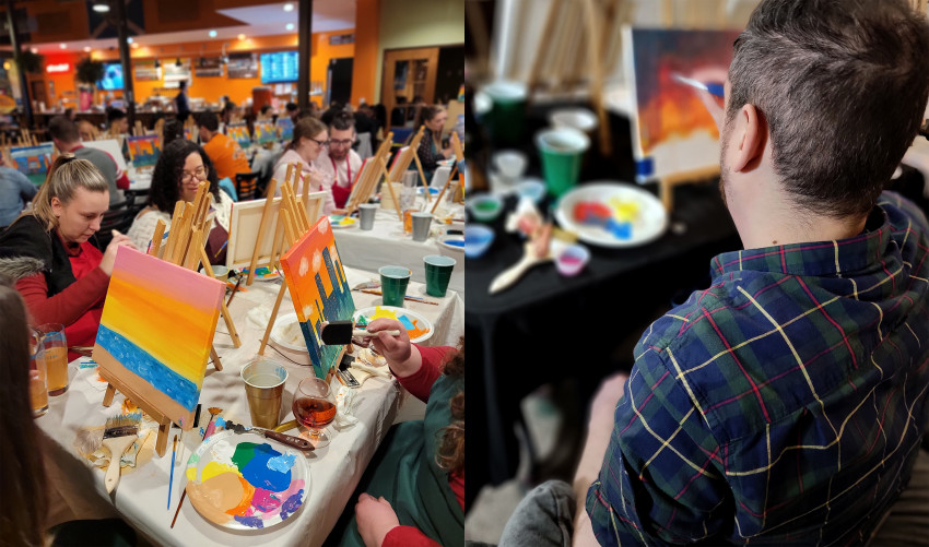 Hire Charlotte Paint and Sip Arts & Crafts Party in Charlotte, North Carolina