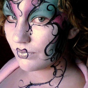 Chelle beautiful face and body painting