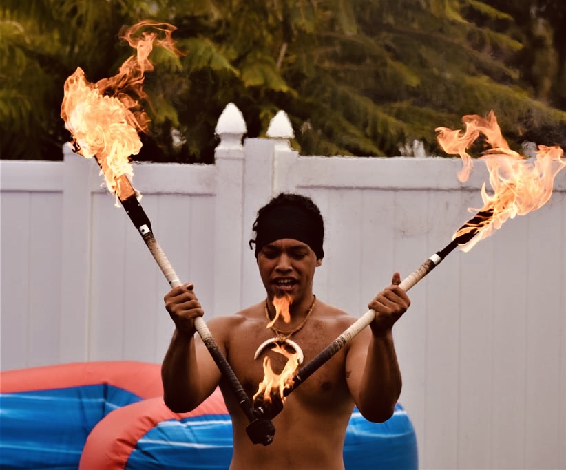 Hire Chief Laiuni Samoan Fireknife Dancer Polynesian Entertainment in Kissimmee, Florida