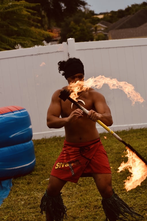 Hire Chief Laiuni Samoan Fireknife Dancer Polynesian Entertainment in Kissimmee, Florida