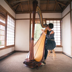 Christina Brier, harpist