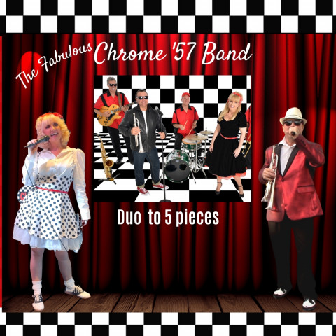 Hire Chrome 57 Band, 50s, 60s, Oldies, to current hits! - 1950s Era