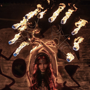 Clarissa May:  Fire & LED Dancer