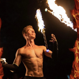 Controlled Burn - Fire Dancer in Portland, Oregon