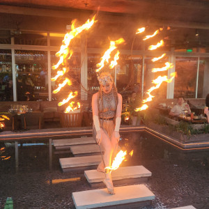 Cosmic Spin - Fire Dancer / Live Artwork in Opa Locka, Florida