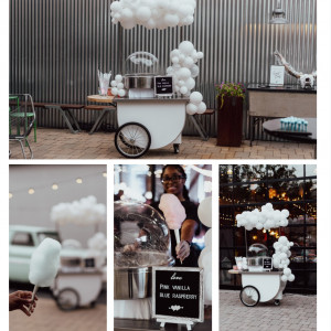 Cotton Candy Cart/Live Spinning