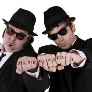 Dan and Dave as The Blues Brothers