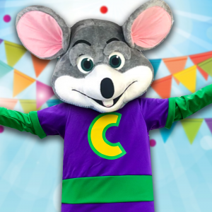 Hire Chuck E. Cheese Costume Character - Children’s Party Entertainment ...