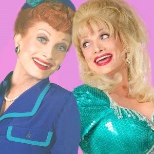 Dolly Parton and Lucille Ball Impersonator