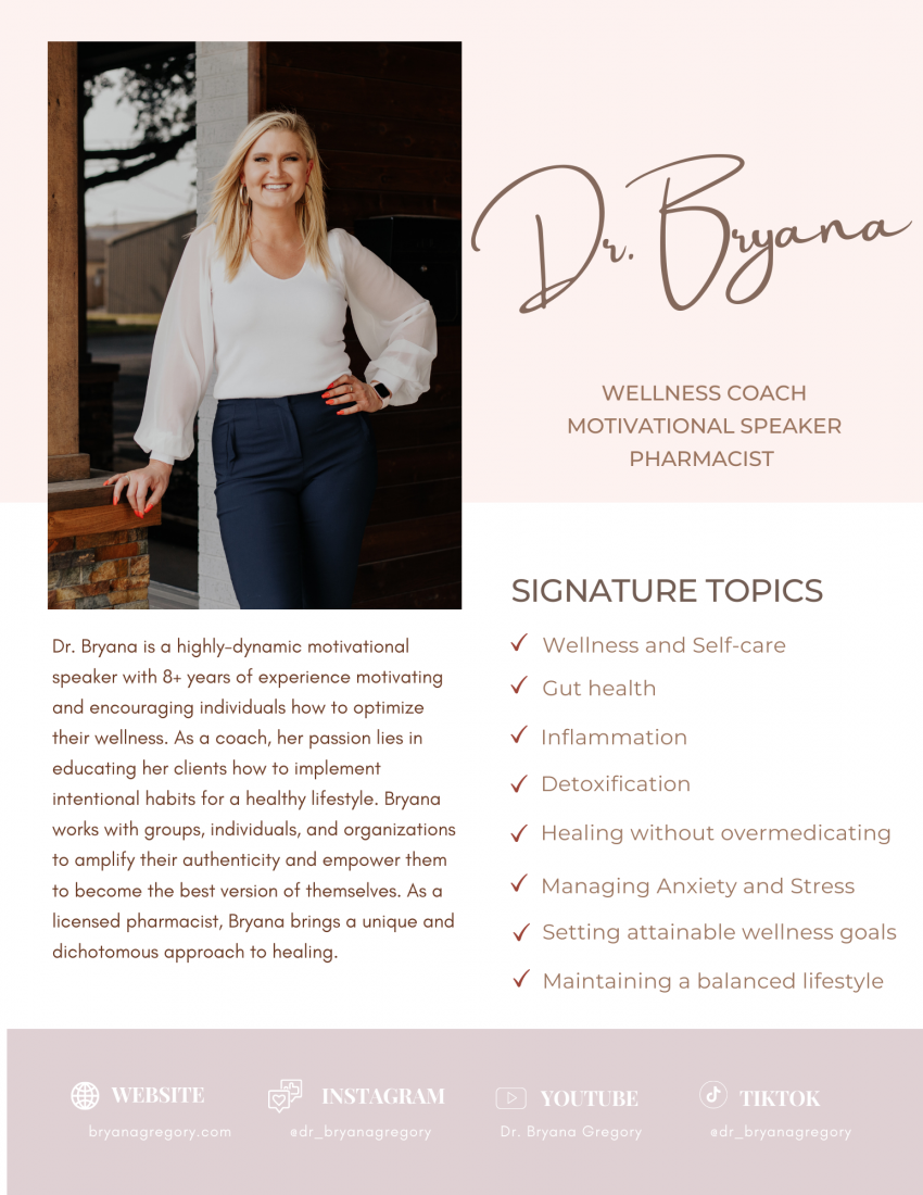 Gallery photo 1 of Dr. Bryana Personalized Wellness Coach