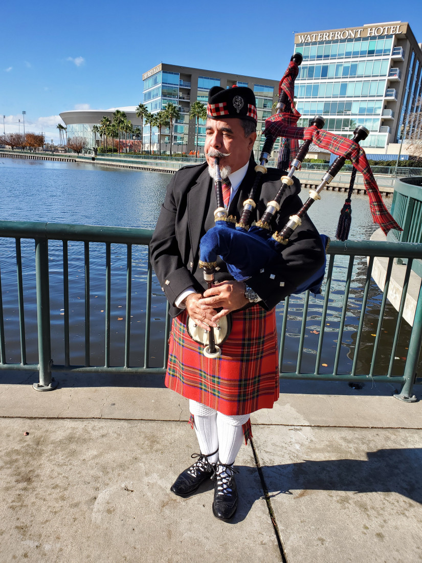 Hire Dr. Raphael Pazo Highland Bagpiper Bagpiper in Lodi, California