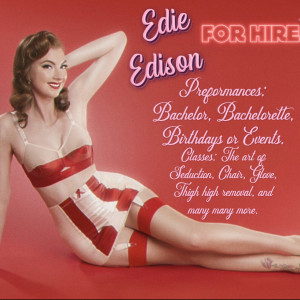 Edie Edison That Vintage Dame - Burlesque Entertainment in Charlotte, North Carolina