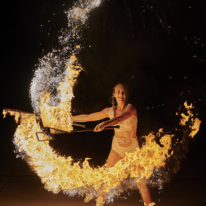 Jessie Kat - Fire Dancer in Santa Barbara, California
