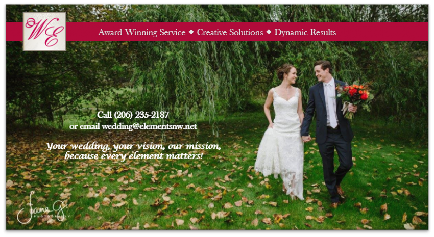 Hire Elements NW Events and Weddings - Event Planner in Kent, Washington